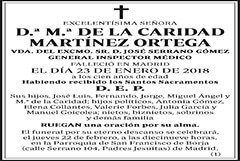 M.ª de la Caridad Martínez Ortega